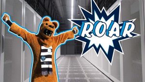 Nittany Lion in data center