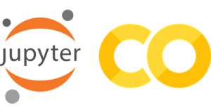 Jupyter and Colab logos