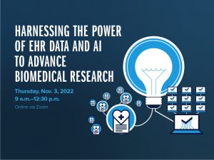 AI and EHR conference graphic